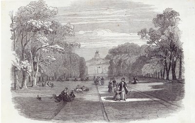 The Long Walk, Windsor, from The Illustrated London News, 14th November 1846 by English School